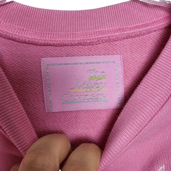 The Mighty Company The Sweatshirt Pink Rainbow Cuff Size S/M - Picture 15 of 15